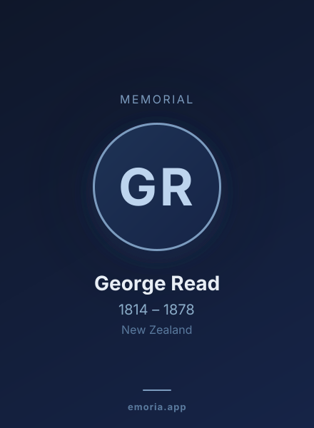 Memorial portrait of George Read