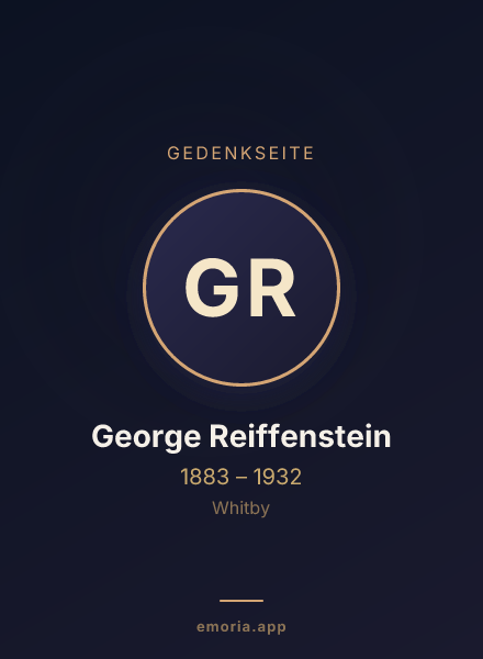Gedenkportrait von George Reiffenstein
