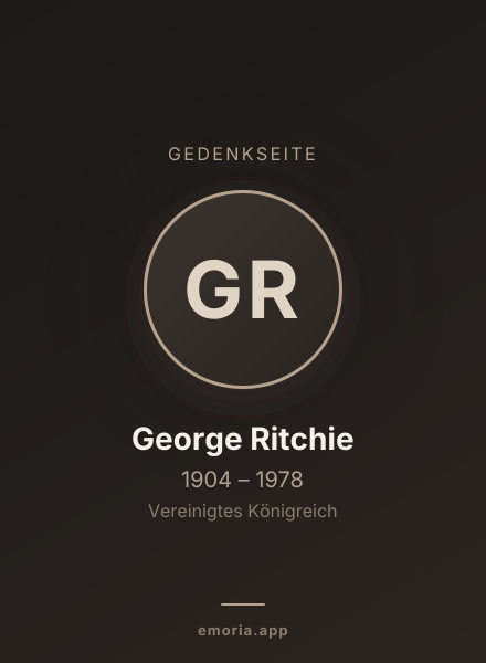 Gedenkportrait von George Ritchie