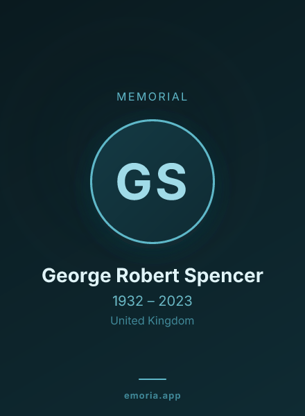 Memorial portrait of George Robert Spencer