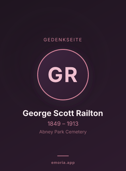 Gedenkportrait von George Scott Railton