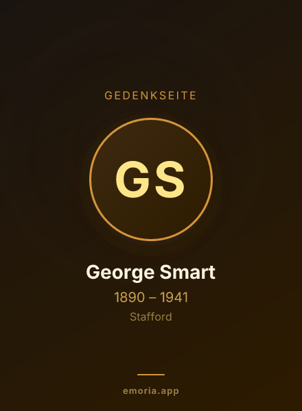 Gedenkportrait von George Smart