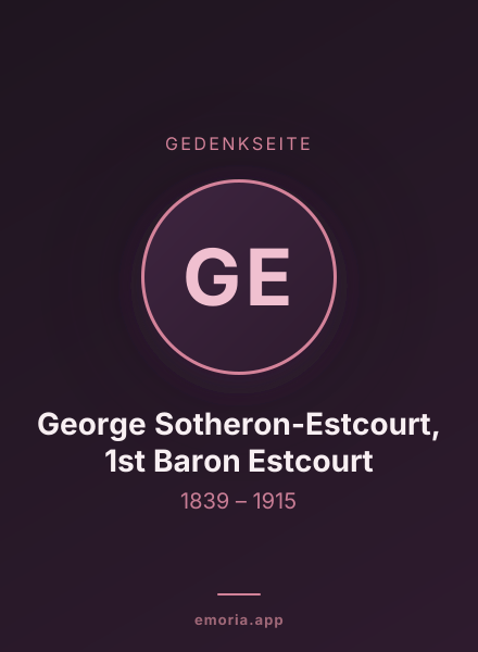 Gedenkportrait von George Sotheron-Estcourt, 1st Baron Estcourt