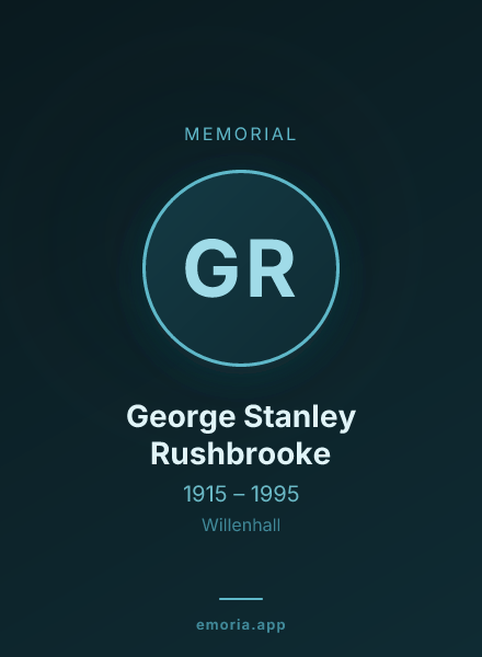 Memorial portrait of George Stanley Rushbrooke