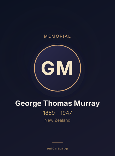 Memorial portrait of George Thomas Murray