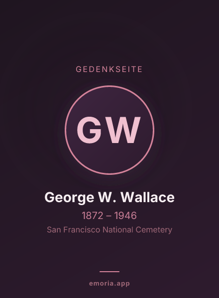 Gedenkportrait von George W. Wallace