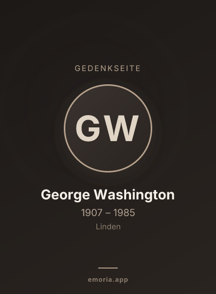 Gedenkportrait von George Washington