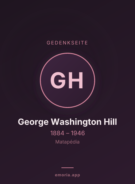 Gedenkportrait von George Washington Hill