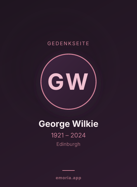 Gedenkportrait von George Wilkie