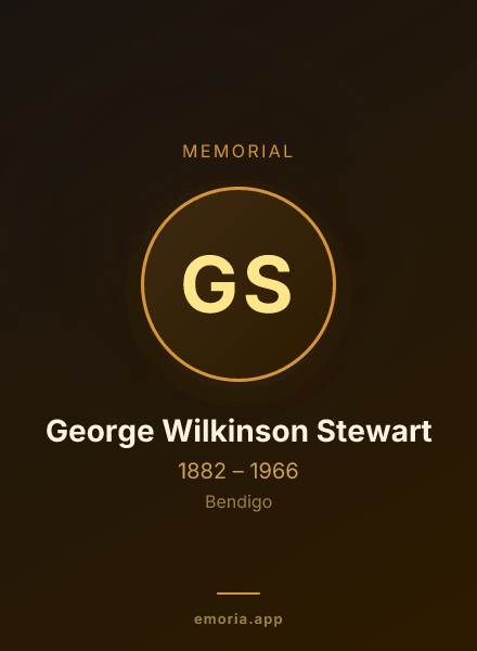 Memorial portrait of George Wilkinson Stewart