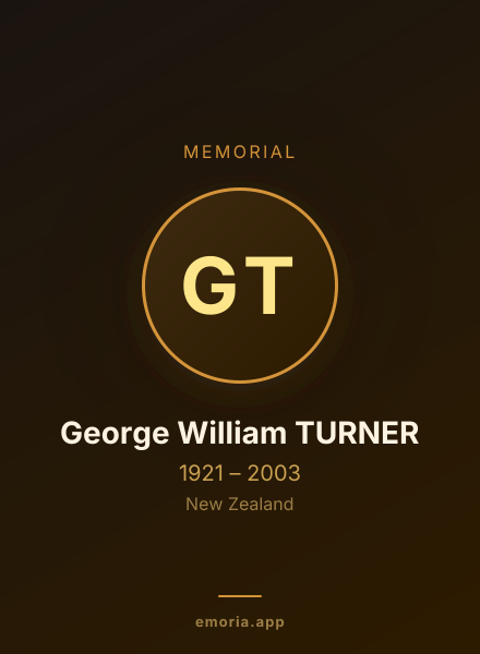 Memorial portrait of George William TURNER