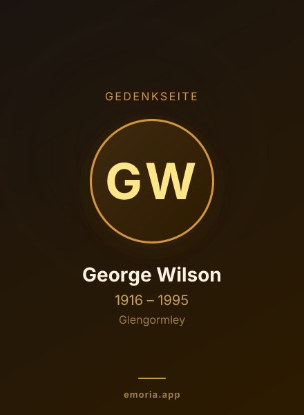 Gedenkportrait von George Wilson