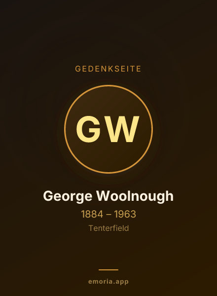Gedenkportrait von George Woolnough