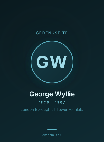 Gedenkportrait von George Wyllie