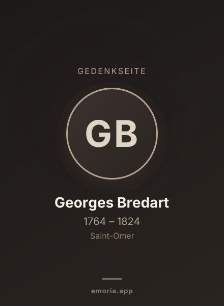 Gedenkportrait von Georges Bredart