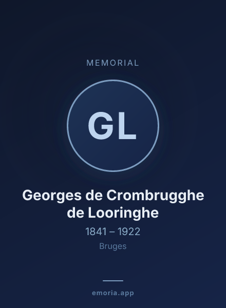 Memorial portrait of Georges de Crombrugghe de Looringhe