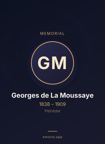 Memorial portrait of Georges de La Moussaye
