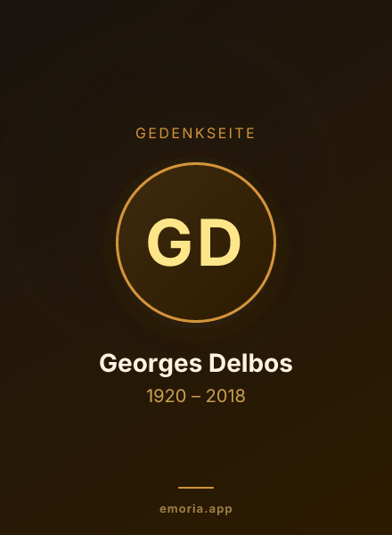Gedenkportrait von Georges Delbos