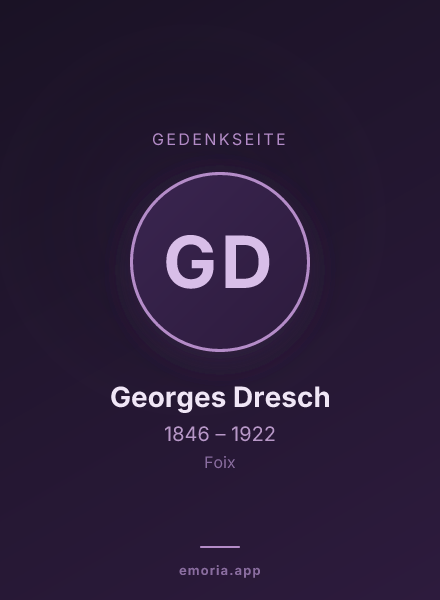 Gedenkportrait von Georges Dresch
