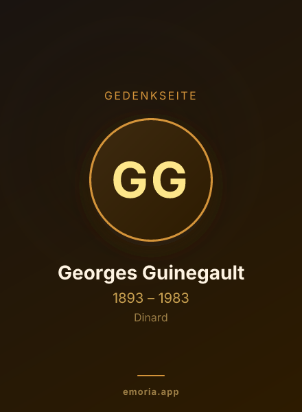 Gedenkportrait von Georges Guinegault