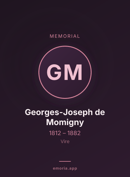 Memorial portrait of Georges-Joseph de Momigny