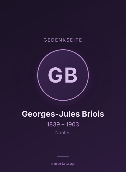 Gedenkportrait von Georges-Jules Briois