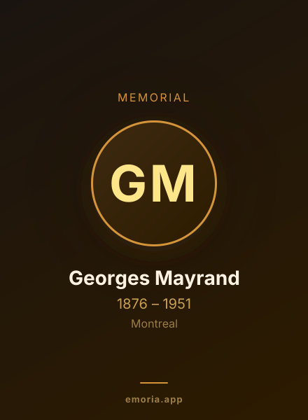 Memorial portrait of Georges Mayrand