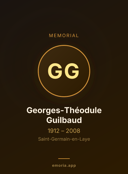 Memorial portrait of Georges-Théodule Guilbaud