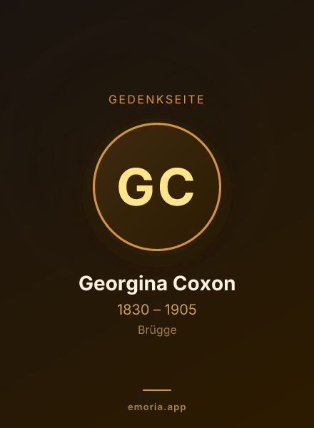 Gedenkportrait von Georgina Coxon