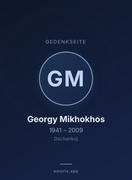 Gedenkportrait von Georgy Mikhokhos