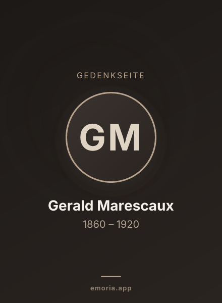 Gedenkportrait von Gerald Marescaux