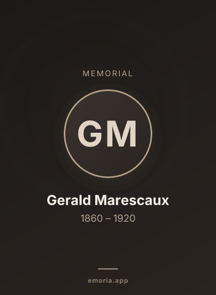 Memorial portrait of Gerald Marescaux