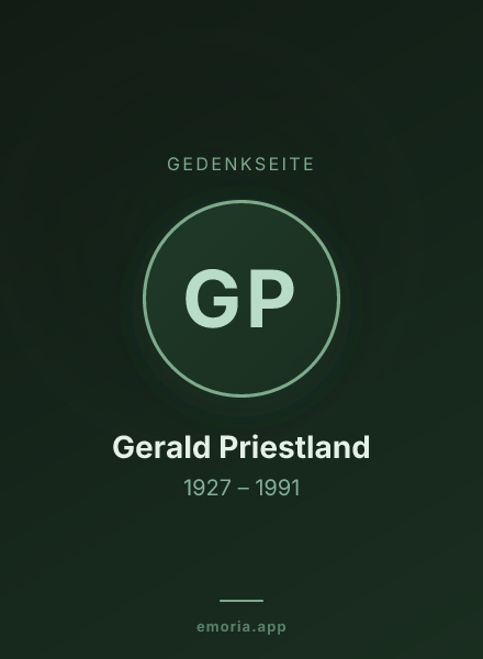 Gedenkportrait von Gerald Priestland