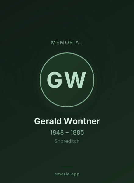 Memorial portrait of Gerald Wontner