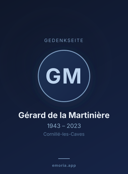 Gedenkportrait von Gérard de la Martinière