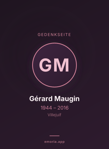Gedenkportrait von Gérard Maugin