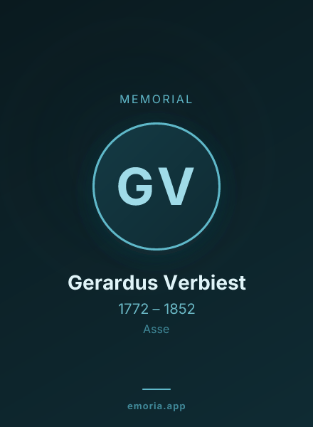 Memorial portrait of Gerardus Verbiest