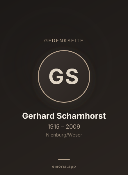 Gedenkportrait von Gerhard Scharnhorst