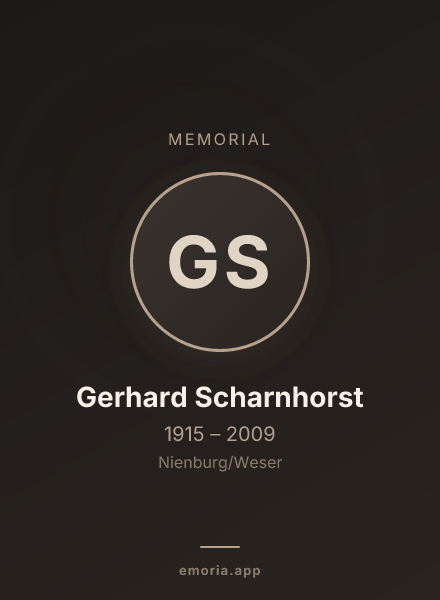 Memorial portrait of Gerhard Scharnhorst