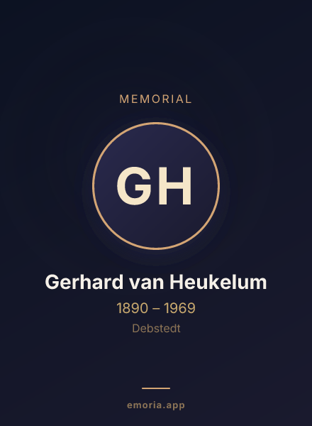 Memorial portrait of Gerhard van Heukelum