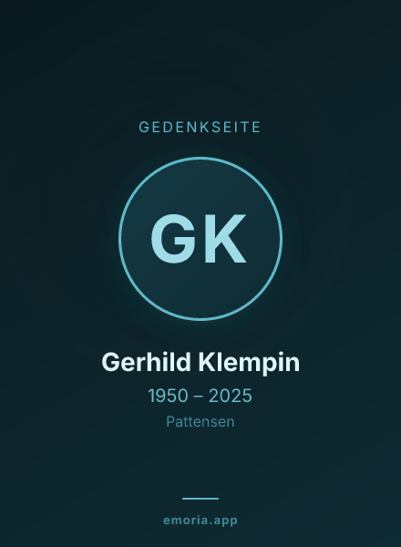 Gedenkportrait von Gerhild Klempin