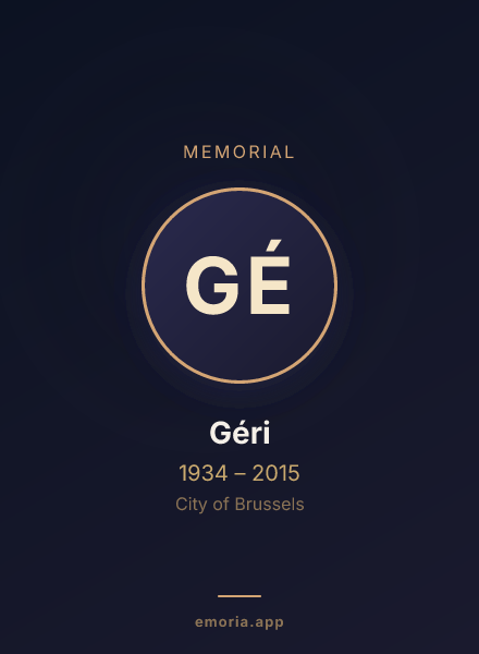 Memorial portrait of Géri