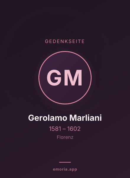 Gedenkportrait von Gerolamo Marliani