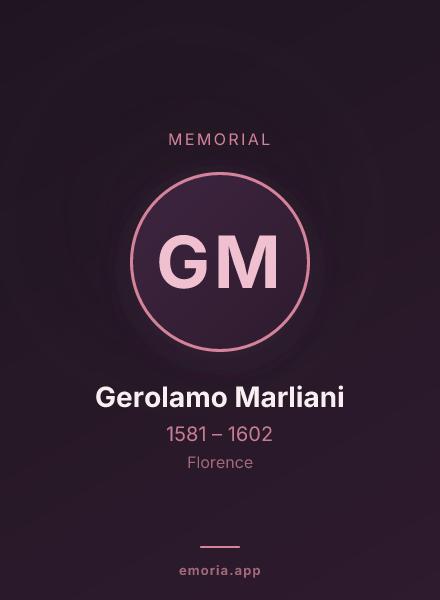 Memorial portrait of Gerolamo Marliani