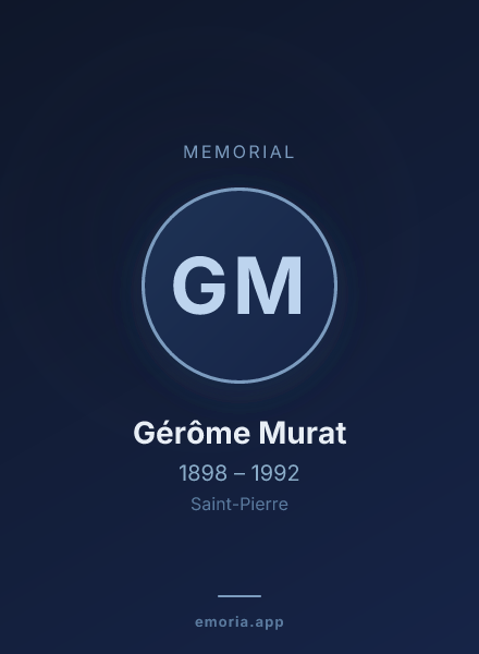 Memorial portrait of Gérôme Murat