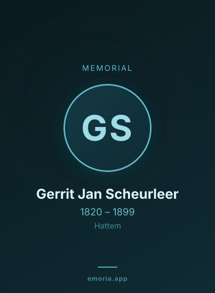 Memorial portrait of Gerrit Jan Scheurleer