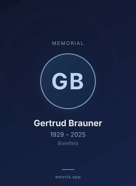 Memorial portrait of Gertrud Brauner