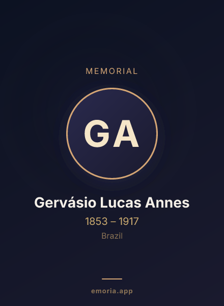 Memorial portrait of Gervásio Lucas Annes