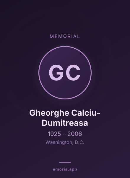 Memorial portrait of Gheorghe Calciu-Dumitreasa