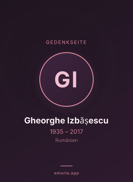 Gedenkportrait von Gheorghe Izbășescu